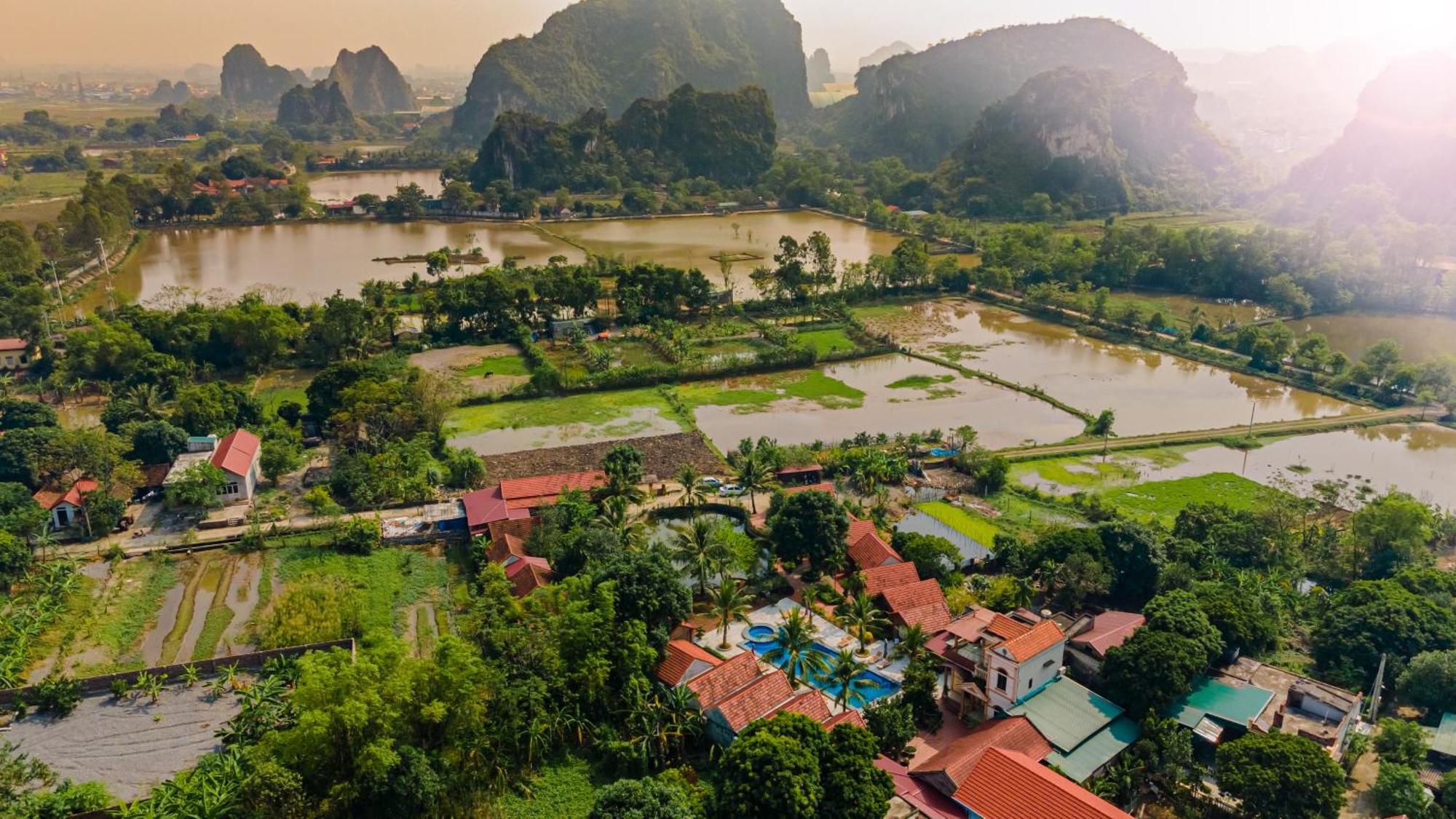Tam Coc Green Garden Bungalow Ninh Binh Esterno foto